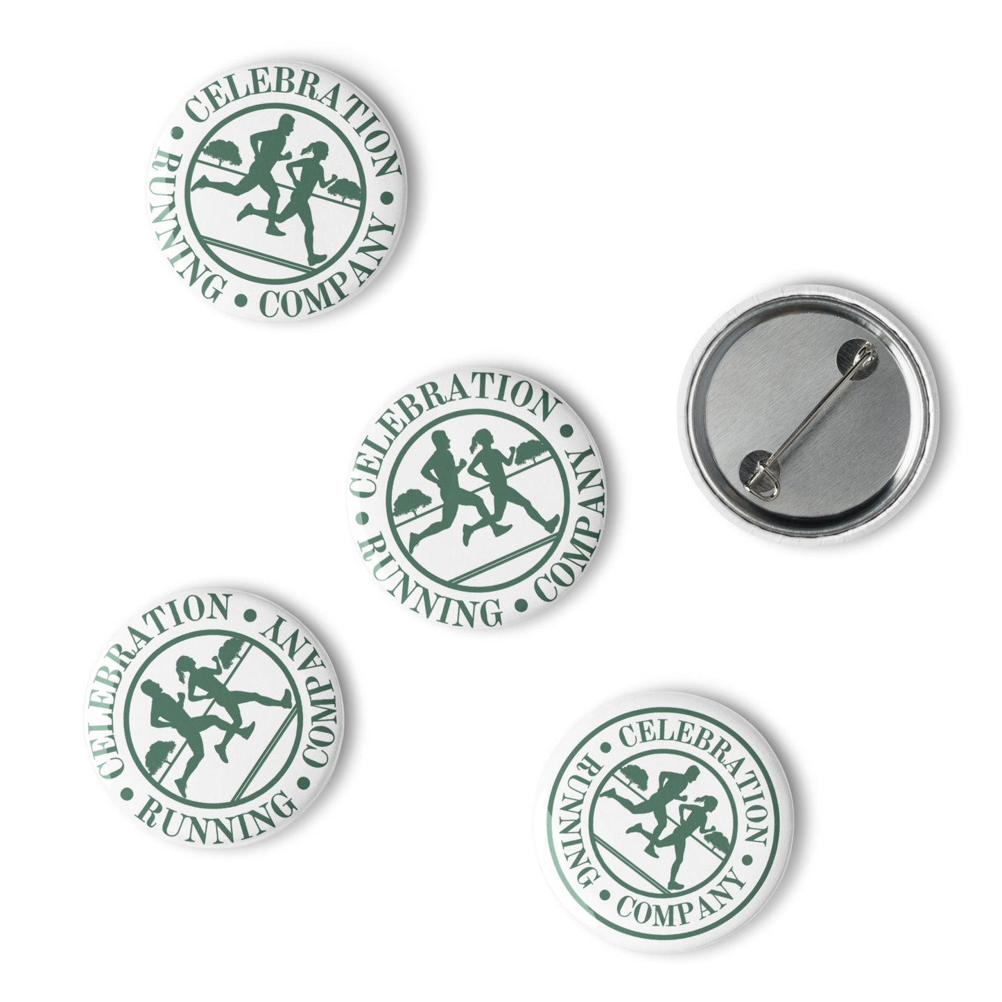 Set of 5 pin buttons