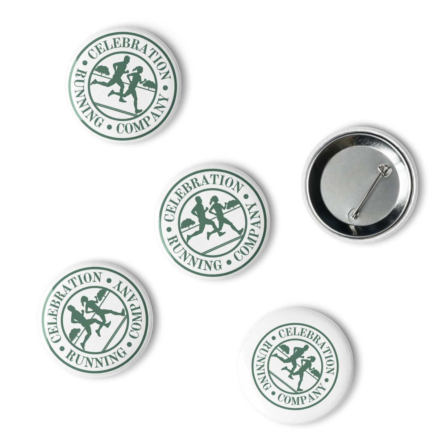 Set of 5 pin buttons